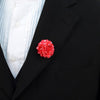 Men's Polka Dot Flower Boutonniere Clutch Back Lapel Pins - FLP1804 - Bundle Bus