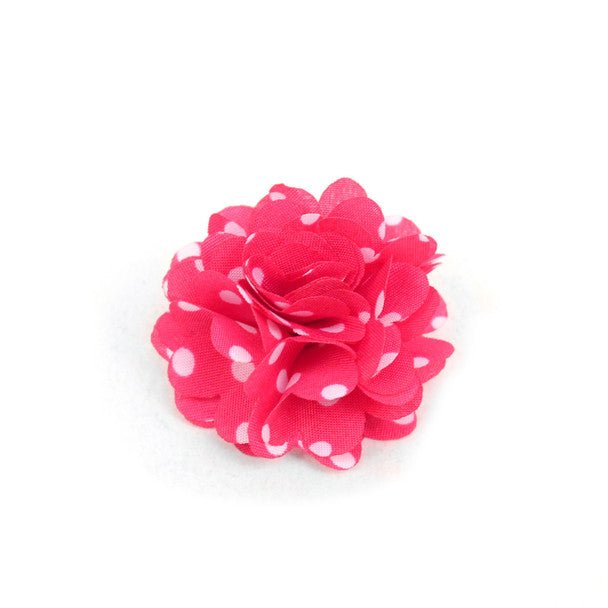 Men's Polka Dot Flower Boutonniere Clutch Back Lapel Pins - FLP1804 - Bundle Bus