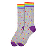 Men's Rainbow Stars Novelty Socks - NVS19580 - Bundle Bus