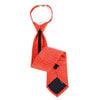 Men's Red Dots Zipper Tie - MPWZ-RD1 - Bundle Bus