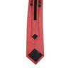 Men's Red Dots Zipper Tie - MPWZ-RD3 - Bundle Bus