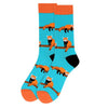 Men's Red Panda Novelty Socks - NVS19505-BL - Bundle Bus