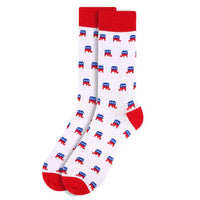 Men's Republican Elephant Novelty Socks - NVS1807 - Bundle Bus