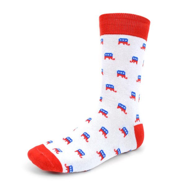 Men's Republican Elephant Novelty Socks - NVS1807 - Bundle Bus