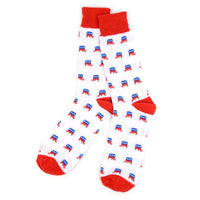 Men's Republican Elephant Novelty Socks - NVS1807 - Bundle Bus