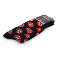 Men's Sexy Lip Bite Novelty Socks NVS1765 - Bundle Bus