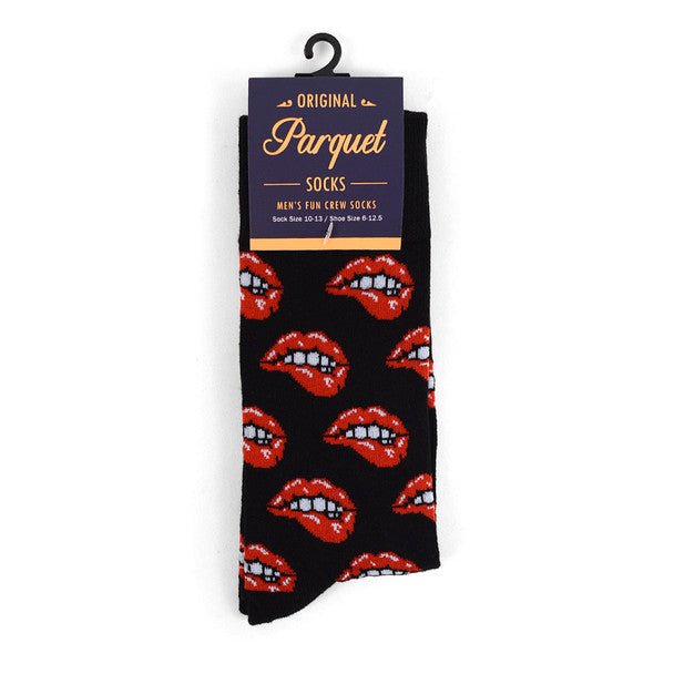 Men's Sexy Lip Bite Novelty Socks NVS1765 - Bundle Bus