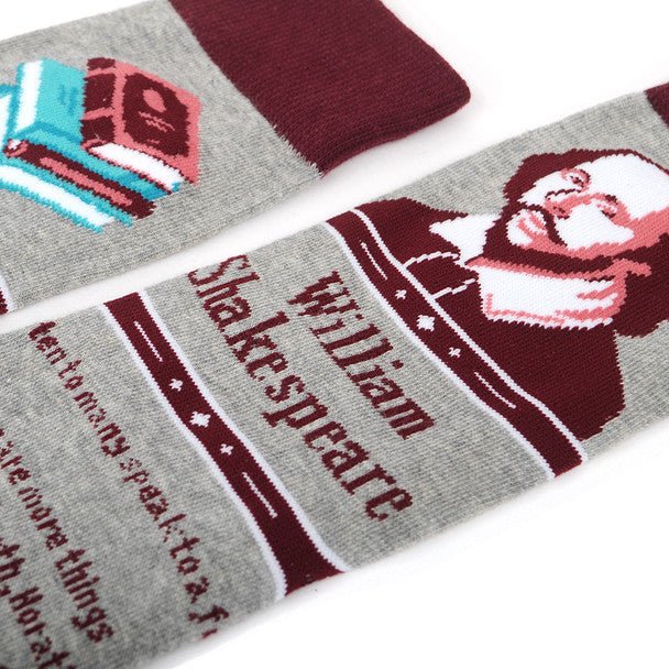 Men's Shakespeare Novelty Socks - NVS19588 - Bundle Bus