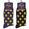 Men's Smiley Face Novelty Socks NVS1731 - Bundle Bus