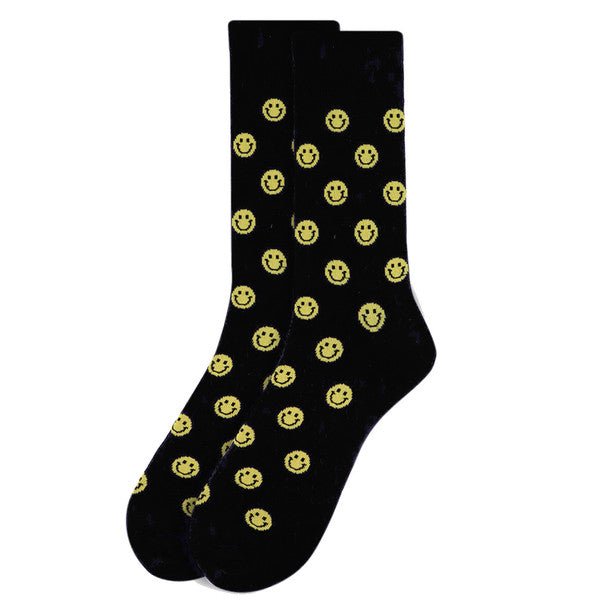 Men's Smiley Face Novelty Socks NVS1731 - Bundle Bus