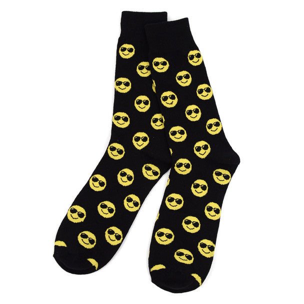 Men's Smiley Face Novelty Socks - NVS1802 - Bundle Bus