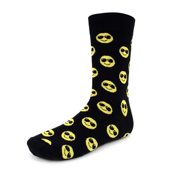 Men's Smiley Face Novelty Socks - NVS1802 - Bundle Bus