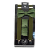 Men's Solid Color Clip-on Suspenders, Bow Tie and Pocket Square - BTHSU6308 - Bundle Bus