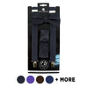Men's Solid Color Clip-on Suspenders, Bow Tie and Pocket Square - BTHSU6308 - Bundle Bus