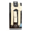 Men's Solid Color Clip-on Suspenders, Bow Tie and Pocket Square - BTHSU6308 - Bundle Bus
