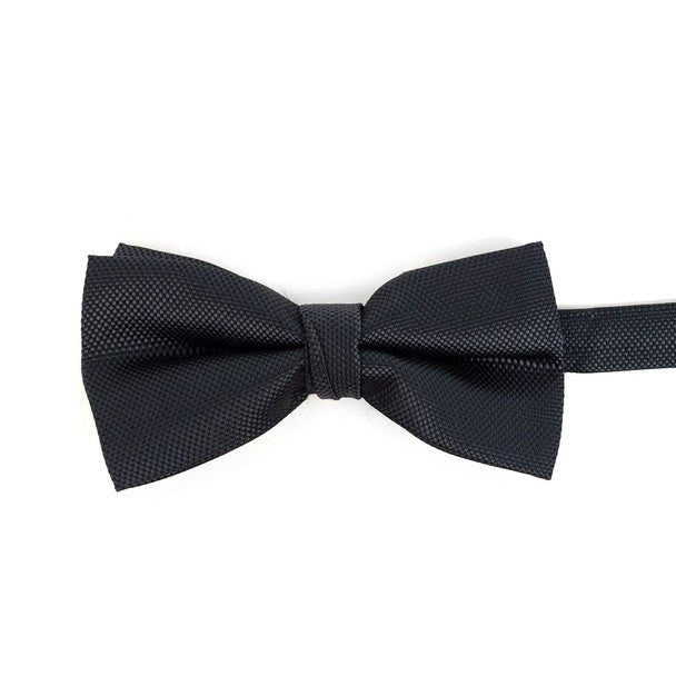 Men's Solid Color Clip-on Suspenders, Bow Tie and Pocket Square - BTHSU6308 - Bundle Bus
