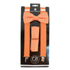 Men's Solid Color Clip-on Suspenders, Bow Tie and Pocket Square - BTHSU6308 - Bundle Bus