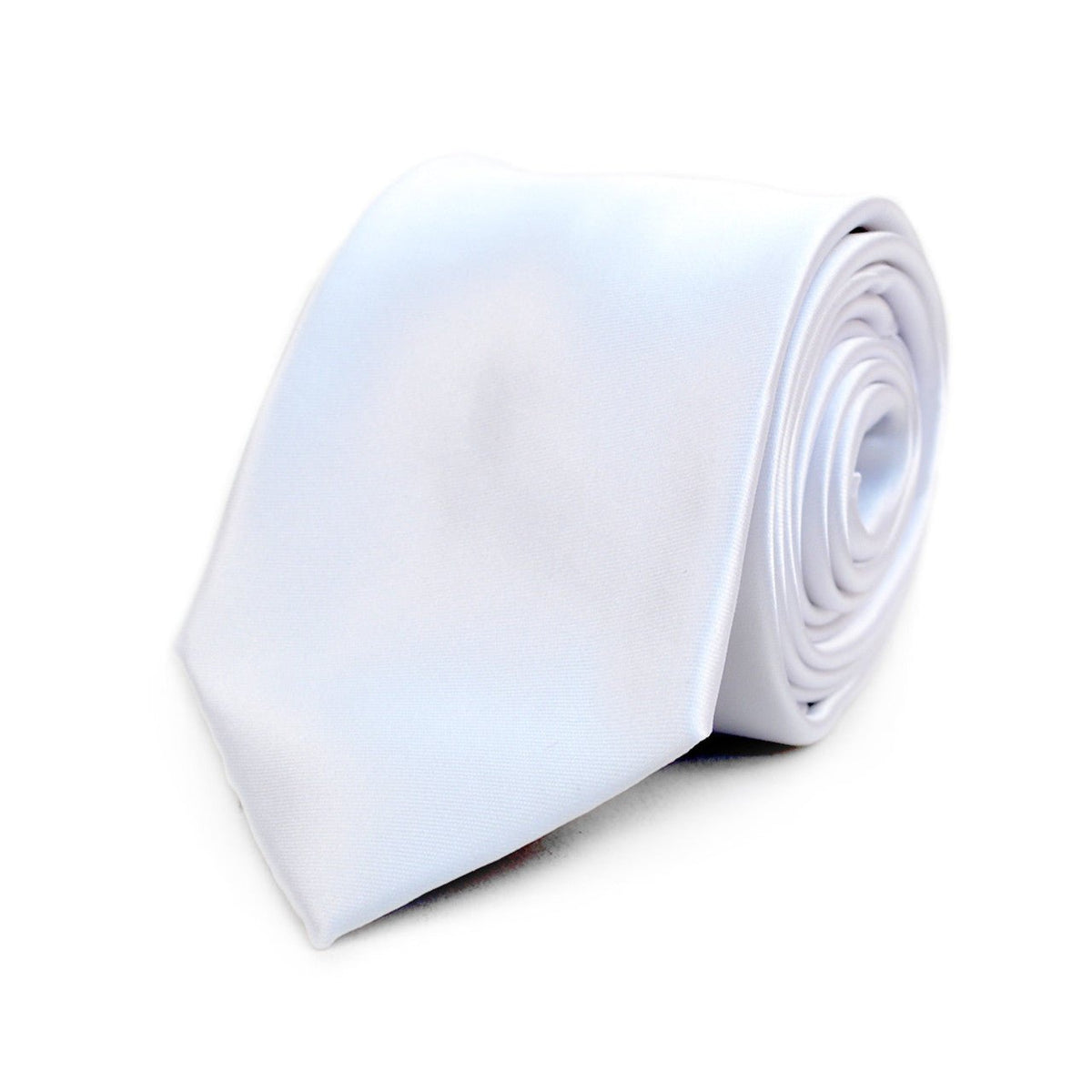 Men's Solid Color Premium Quality Formal Ties with Decorative Tipping - MPW7308 - Bundle Bus