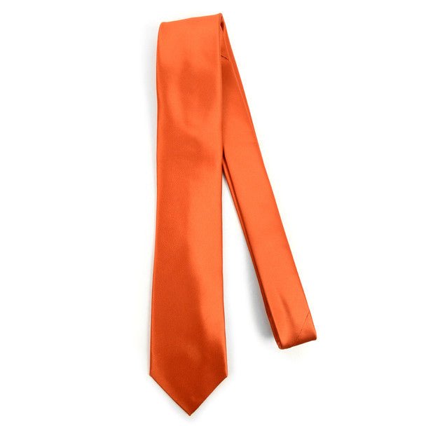 Men's Solid Color Premium Quality Formal Ties with Decorative Tipping - MPW7308 - Bundle Bus