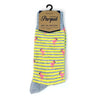 Men's Striped Flamingo Premium Collection Novelty Socks - NVPS2000 - Bundle Bus