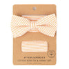 Men's Striped Seersucker Cotton Bow Tie & Hanky Set - CTBH1732 - Bundle Bus