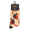 Men's Thanksgiving Turkey Novelty Socks - NVS19560-TN - Bundle Bus