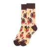 Men's Thanksgiving Turkey Novelty Socks - NVS19560-TN - Bundle Bus