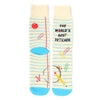 Men's "The World's Best Teacher" Novelty Socks - NVS19563-YW - Bundle Bus