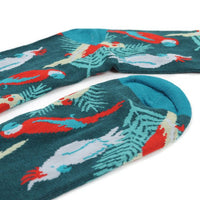 Men's Tropical Birds Novelty Socks - NVS19584 - Bundle Bus