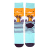 Men's Tropical Sunset Novelty Socks - NVS19551 - Bundle Bus