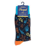 Men's Under the Sea Novelty Fun Socks - NVS19401-BK - Bundle Bus