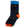 Men's Under the Sea Novelty Fun Socks - NVS19401-BK - Bundle Bus