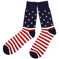 Men's USA Stars & Stripes Novelty Socks NVS1738 - Bundle Bus