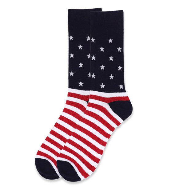 Men's USA Stars & Stripes Novelty Socks NVS1738 - Bundle Bus