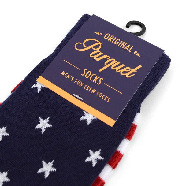 Men's USA Stars & Stripes Novelty Socks NVS1738 - Bundle Bus