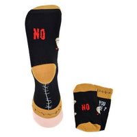 Men's Voodoo Doll Halloween Novelty Socks - NVS19518-BK - Bundle Bus