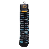 Men's Vote 2 Novelty Socks - NVS19566-BK - Bundle Bus