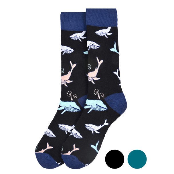 Men's Whale Novelty Socks - NVS19546 - Bundle Bus