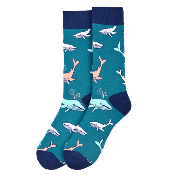 Men's Whale Novelty Socks - NVS19546 - Bundle Bus