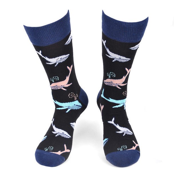 Men's Whale Novelty Socks - NVS19546 - Bundle Bus