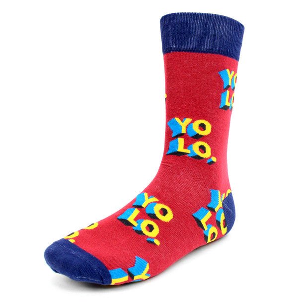 Men's "YOLO"Novelty Socks - NVS1905 - Bundle Bus