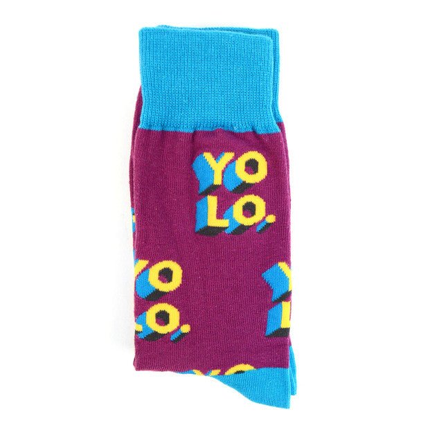 Men's "YOLO"Novelty Socks - NVS1905 - Bundle Bus