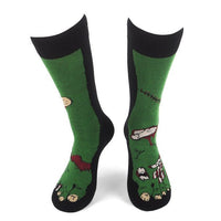 Men's Zombie Feet Novelty Socks - NVS19598-BK - Bundle Bus