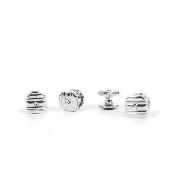 Metal Cufflink & 4 Stud Set CSS2503 - Bundle Bus