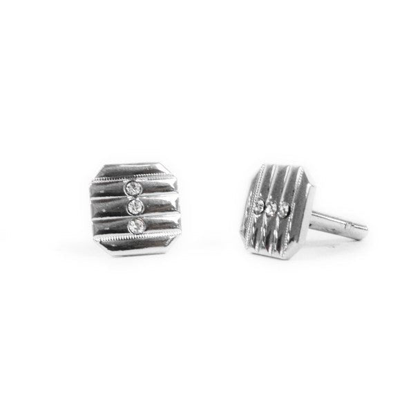 Metal Cufflink & 4 Stud Set CSS2503 - Bundle Bus