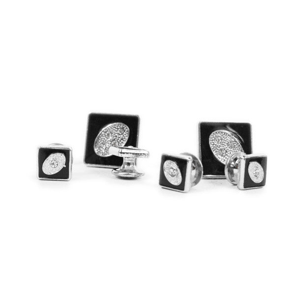 Metal Cufflink & 4 Stud Set CSS2506 - Bundle Bus