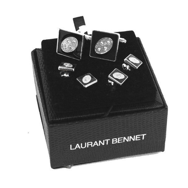 Metal Cufflink & 4 Stud Set CSS2506 - Bundle Bus