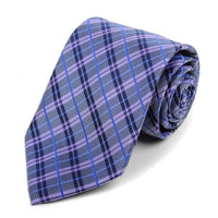 Microfiber Poly Woven Plaid Tie - MPW5941 - Bundle Bus