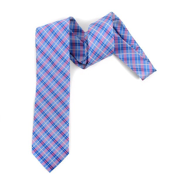 Microfiber Poly Woven Plaid Tie - MPW5941 - Bundle Bus