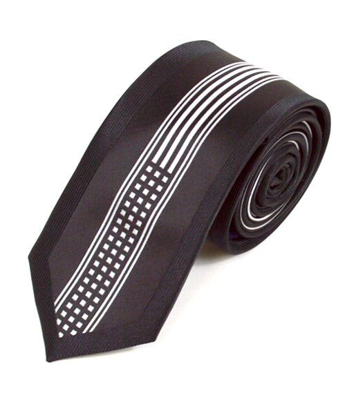 Microfiber Poly Woven Slim Panel Tie 2.25" MPWS5409 - Bundle Bus